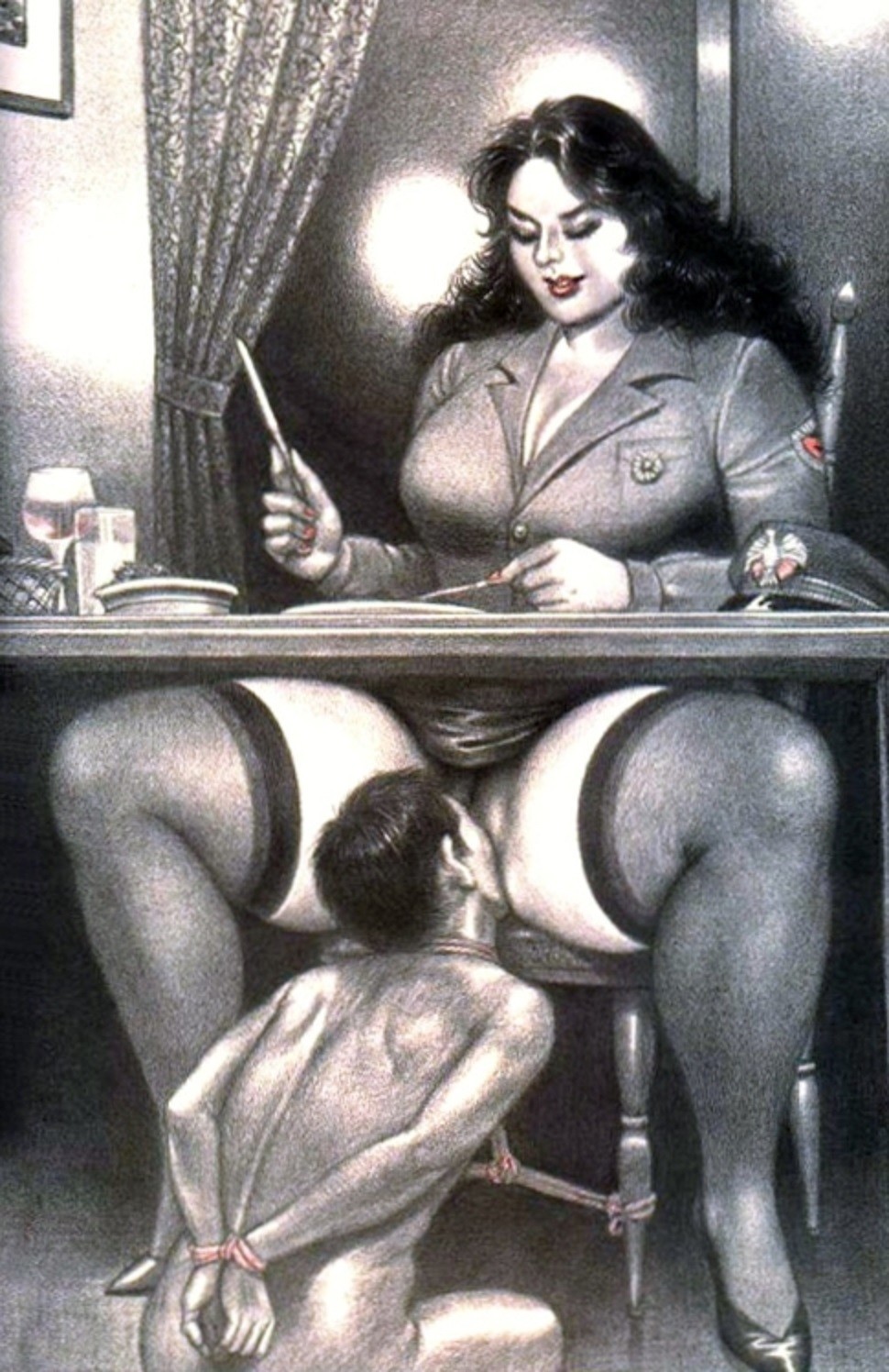 Bbw Femdom Art By Namio Harakuwa Domzine