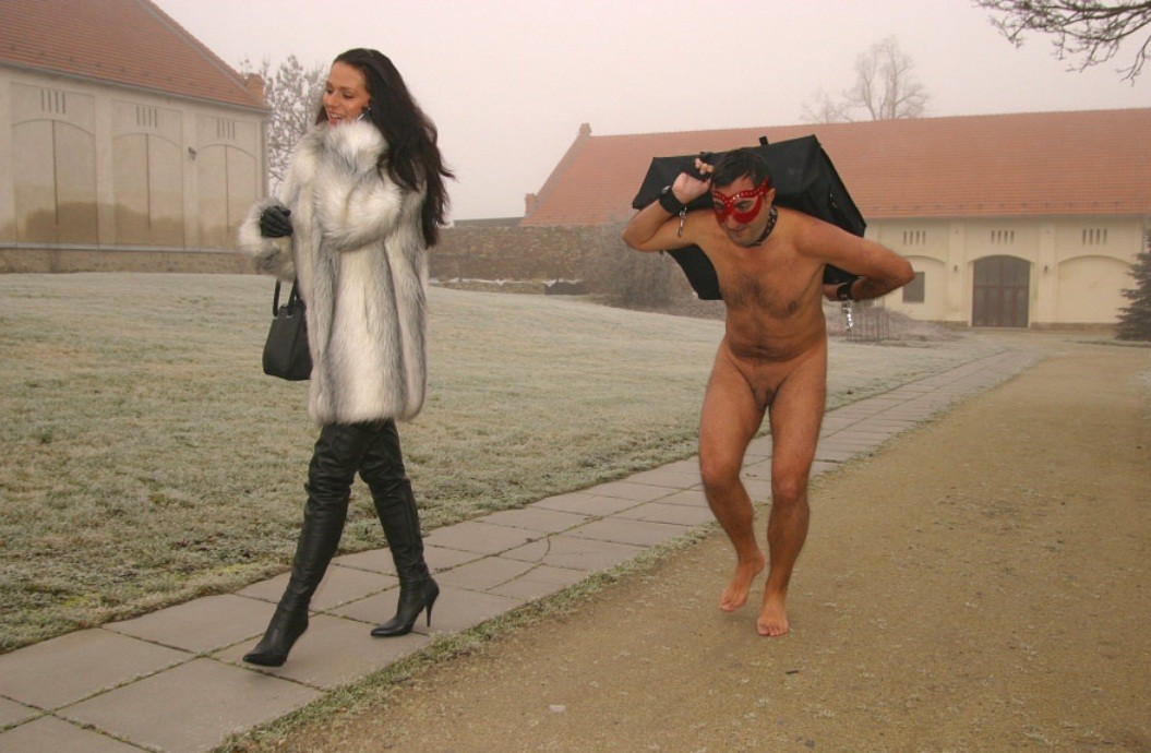 Femdom public disgrace